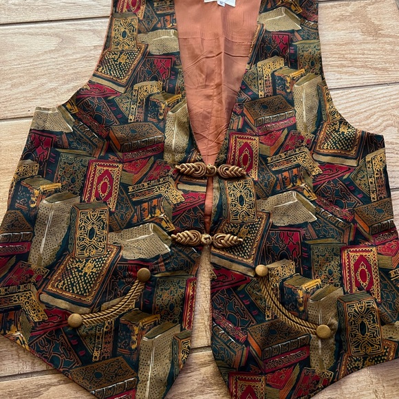 Vintage Max & Mabel library books vest size small - Picture 3 of 12